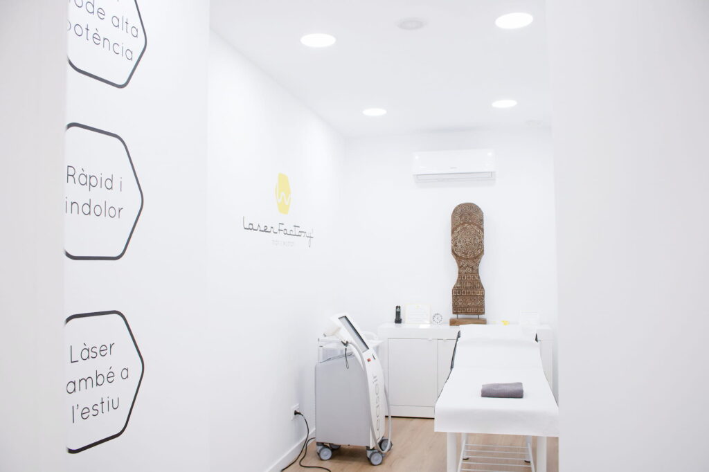 laser hair removal center Laser Factory Terrassa
