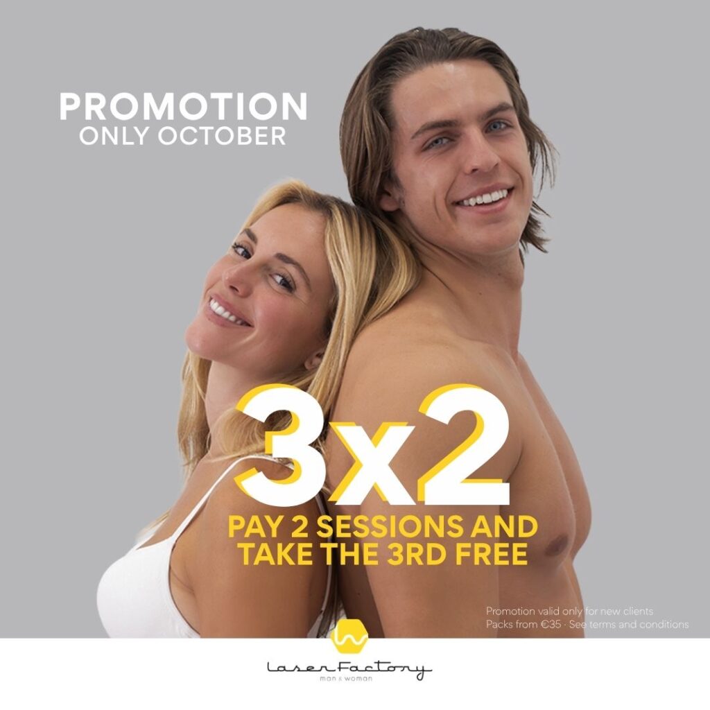 promo 3x2 octubre laser factory